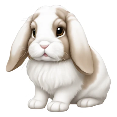Holland lop bunny sticker