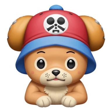  Chopper de one piece animado sticker