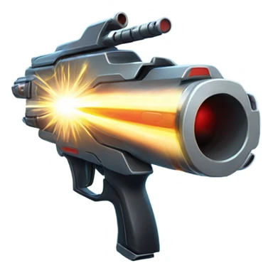 Laser gun firing sticker