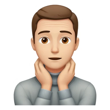 Make me a man holding there hands around there neck them selfs!  sticker