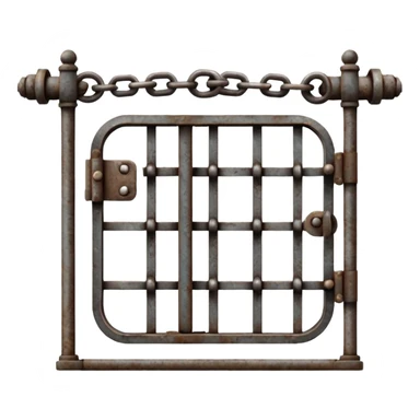 Chain gate sticker