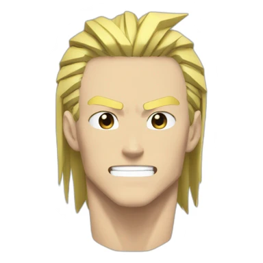 All might my hero academia motivated sticker