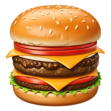 i want the Gooey Cheeseburger in 5–20° gentle bird’s-eye angle

 sticker