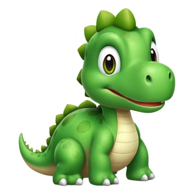 Yoshi  the dinosaur sticker