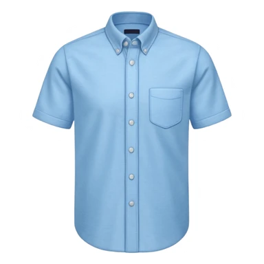 light blue oxford shirt sticker