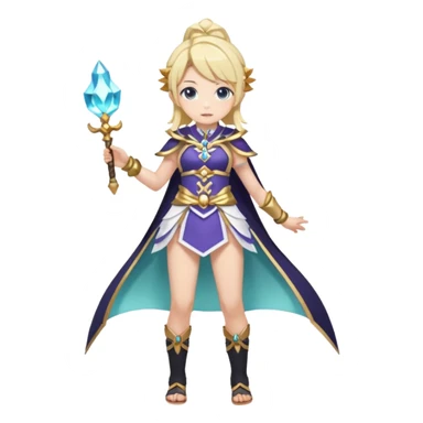 Lumine (from Genshin Impact) (full body) sticker