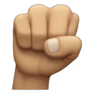 Angry man shaking fist with one finger extended sticker