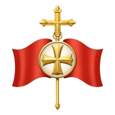 templar x gods of olympus x staff badge flag sticker