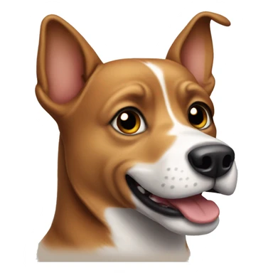 Friendly dog sticker