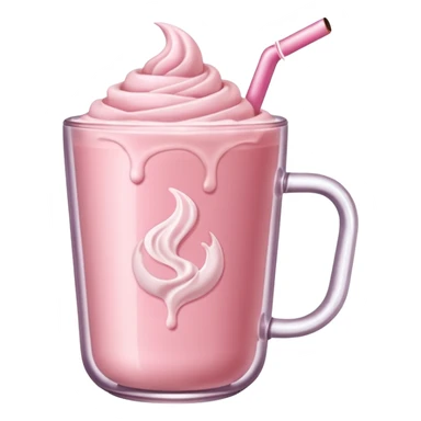 rose hot milk tea sticker