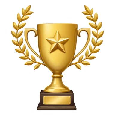 3rd runner up trophy for a winter holiday themed decorating contest sticker