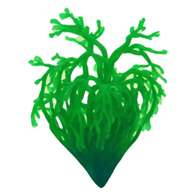 heart from long sea algae sticker