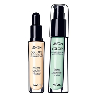 AVON anti-aging serum, eye cream, and night cream sticker