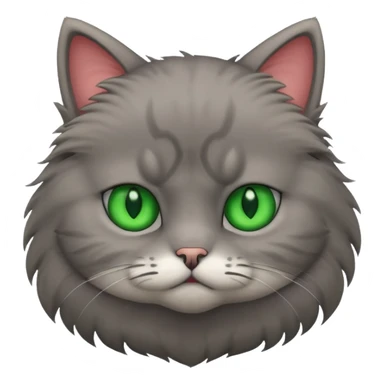 a  cute cat is sad and mad sticker