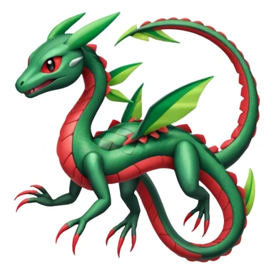 Meloetta-Rayquaza-Salandit-Flygon-Pokémon-Fakémon-creature sticker