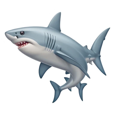 Tiburon con piernas y con zapatos sticker