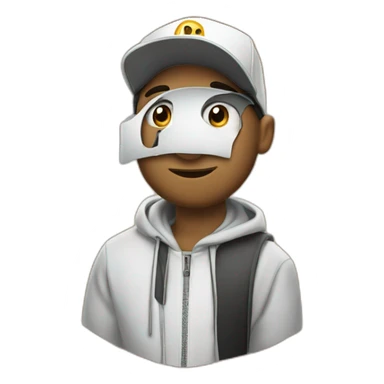 Natanael cano singer with a serios face anda a withe cap that says "ct" sticker