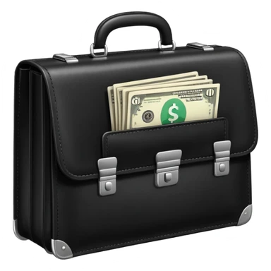 brief case wifi money sticker