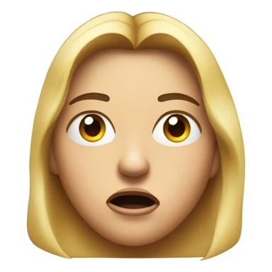 Person spitting angrily  sticker