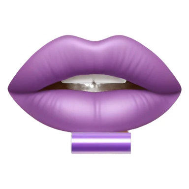 Light purple lip gloss sticker