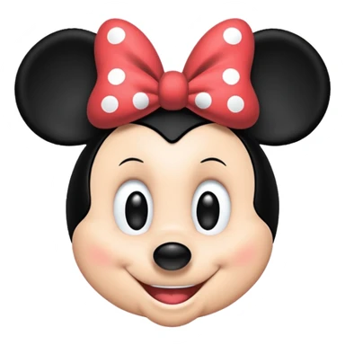 minnie mouse outline sticker
