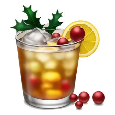 Christmas cocktails sticker