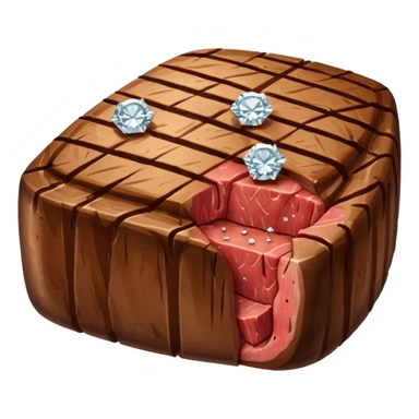 алмазный стейк, no background sticker