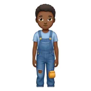 Black kid in cotton field sticker