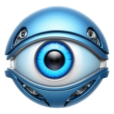 Ai robot eye sticker