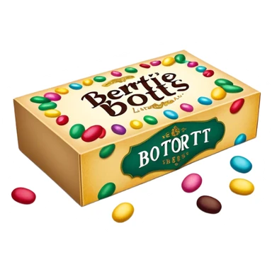 Bertie bott’s every flavour beans box sticker