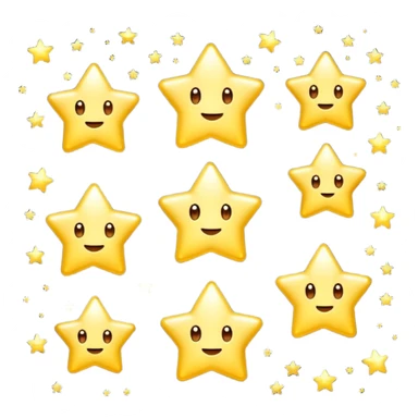 des petites etoiles lumineuses sticker