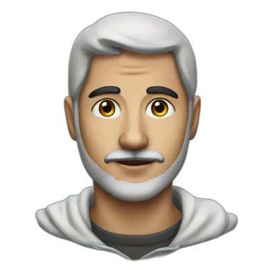 A drawing of Palestine on a man's face sticker