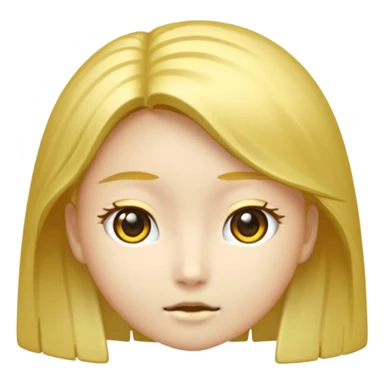 金发蓝眼穿着铠甲击剑的女孩emoji sticker