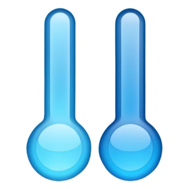 Temperature with blue hues sticker