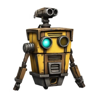 Claptrap Borderlands sticker