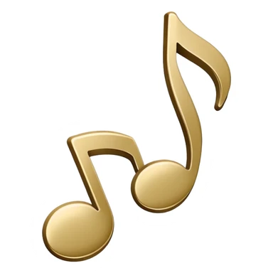  musical note khaki  sticker