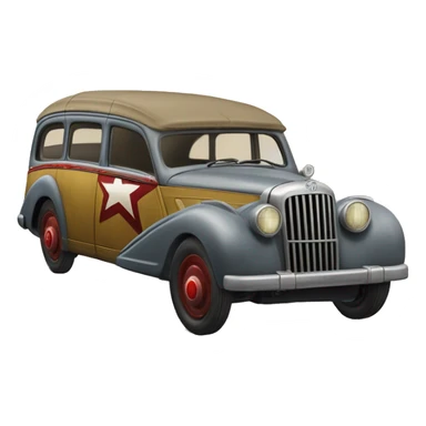 Wonder Woman’s Invisible 1943 WW2 Mercedes German Staff Officer’s 4-door Car Repurposed for U.S. Mail delivery  sticker
