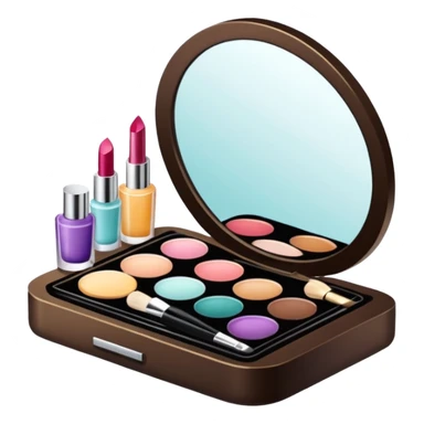 Productos de skincare aesthetic y maquillaje muchos productos en una mesa sticker
