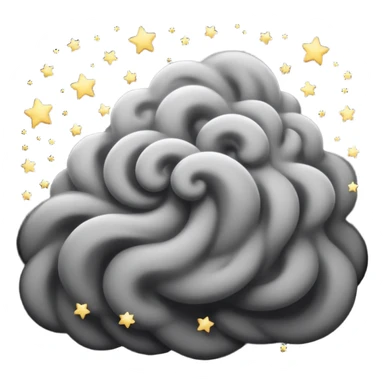 Make a fighting dust Cloud with stars sticker