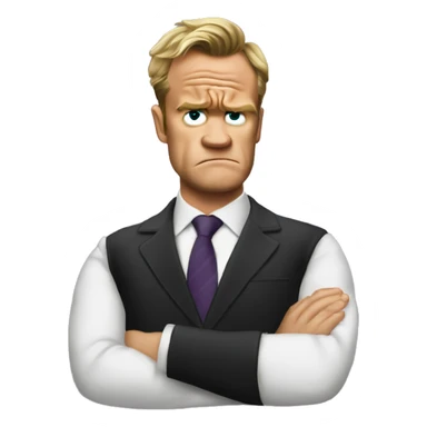 barney stinson angry sticker