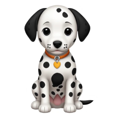 Dalmatian dog sticker