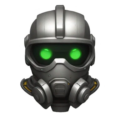 Sci-fi armoured Hazmat sticker