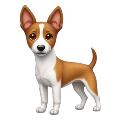 Cute little Basenji sticker