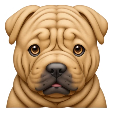 Chinese shar pei sticker