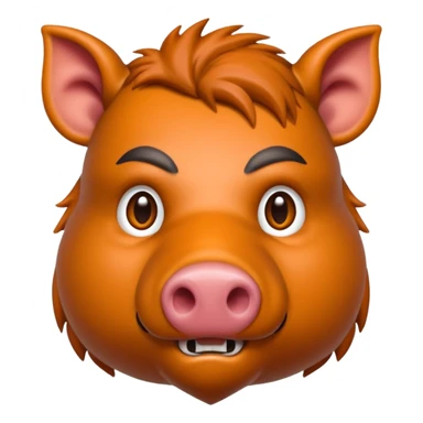  boar as AI developer sticker