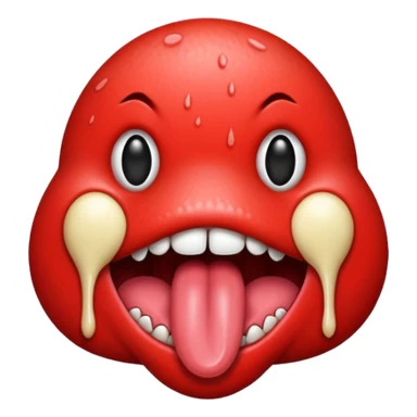 red tongue sticker