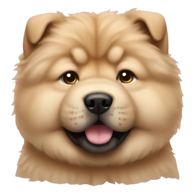 A chow chow puppy  sticker