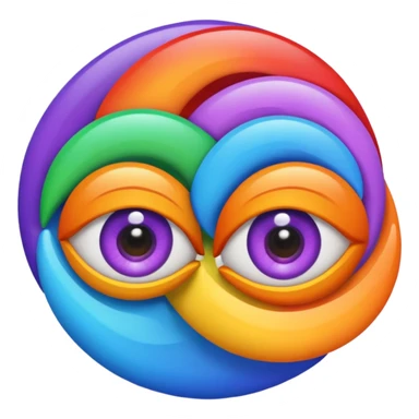  eyes spin multicolore 👁️+🌀+🟣🟢🟠🔵🔴🟡 sticker