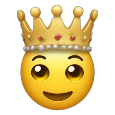 Chat avec une couronne sticker