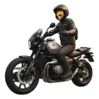 Brot auf motorrad sticker